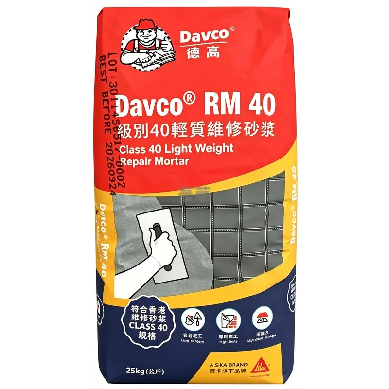 Davco RM40 Wall & Floor Repair Mortar
