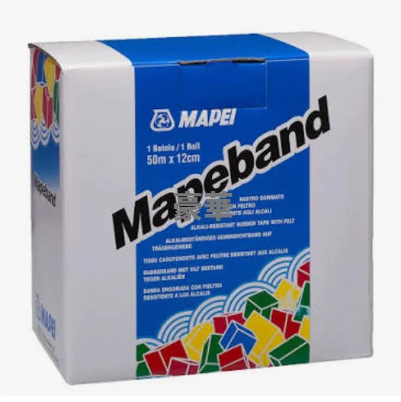 Mapei Mapeband Flex Roll Waterproofing Tape for Structural Expansion Joints and Cracks