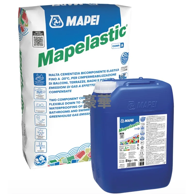 Mapei Mapelastic Two-Component Flexible Cementitious Waterproofing Mortar