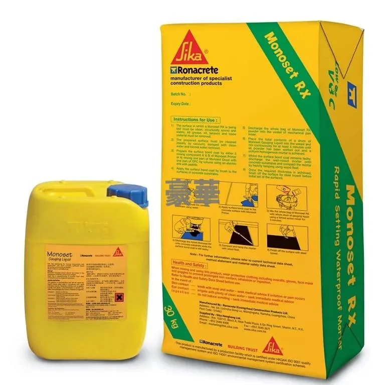 Ronacrete Monoset RX Fast-Setting Waterproof Repair Mortar
