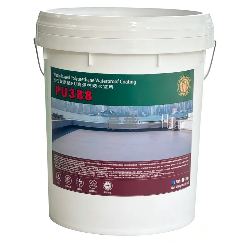 Straight Master PU388 Water-Based Polyurethane High-Elasticity Waterproofing Coating