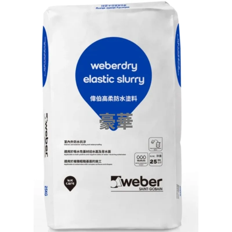 Weber Weberdry Elastic Slurry Highly Flexible Waterproofing Coating
